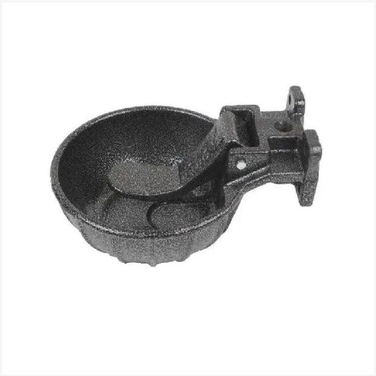 Automatic cattle water bowl Metal, Color : Black