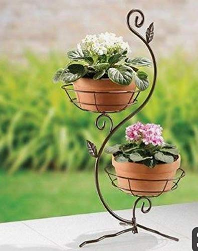 Polished Iron Flower Stand, Size : 10x10inch