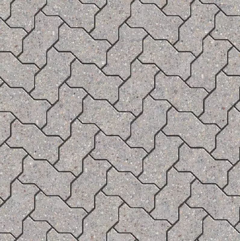 Cement Cross Dumble Paver Block, for Flooring, Size : 10x12inch
