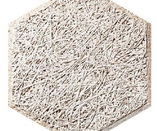 Hexagonal Acoustic Wood Wool Tiles, Size : 6 inches (Side)