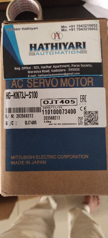 HF-KE73JW1-S100  Mitsubishi Servo Motor