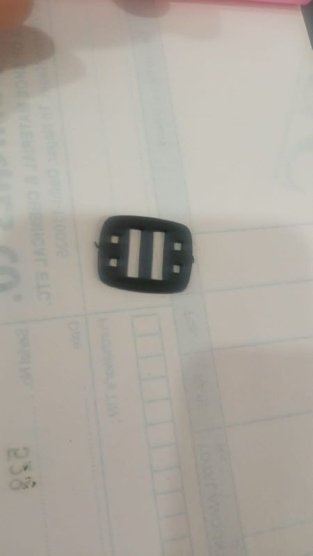 HDPE 10 No Jali Buckle, Size : 2x2inch