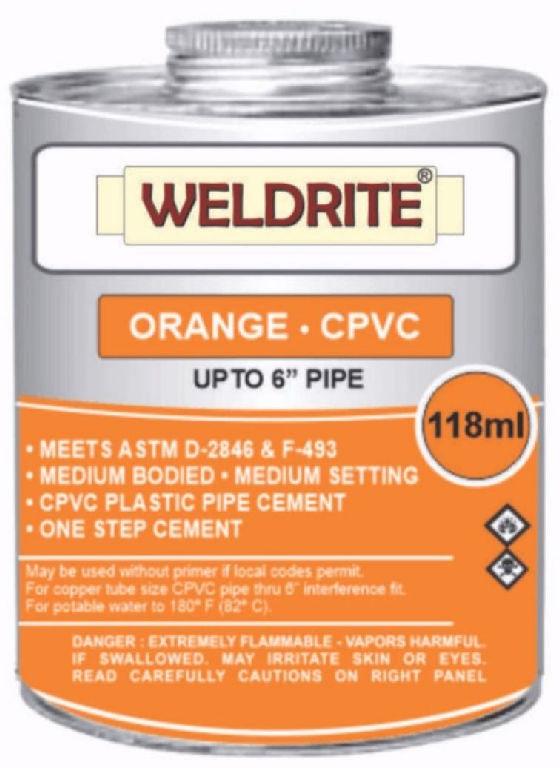 CPVC Orange Solvent cement