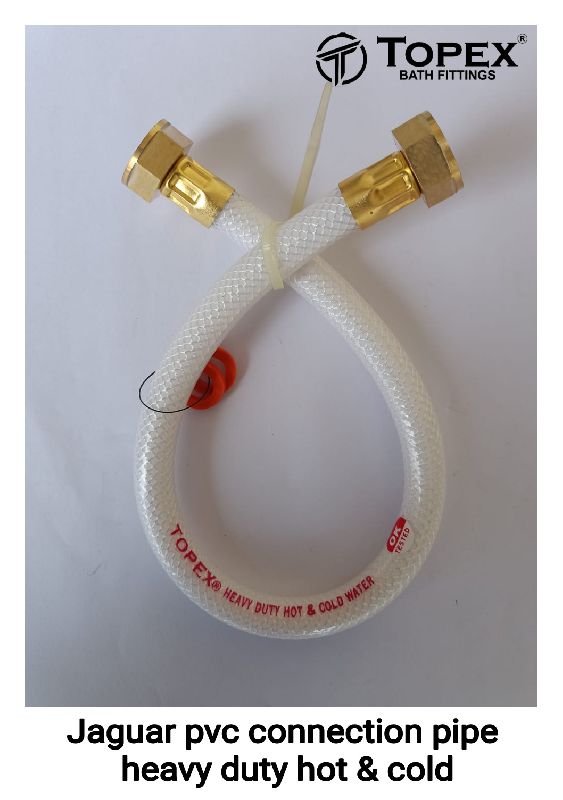Topex Round Brass Jaquar PVC Connection Pipe, for Hot Cold Water, Length : 12