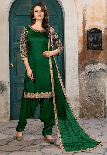 Ladies Chiniya Silk Suit Dupatta