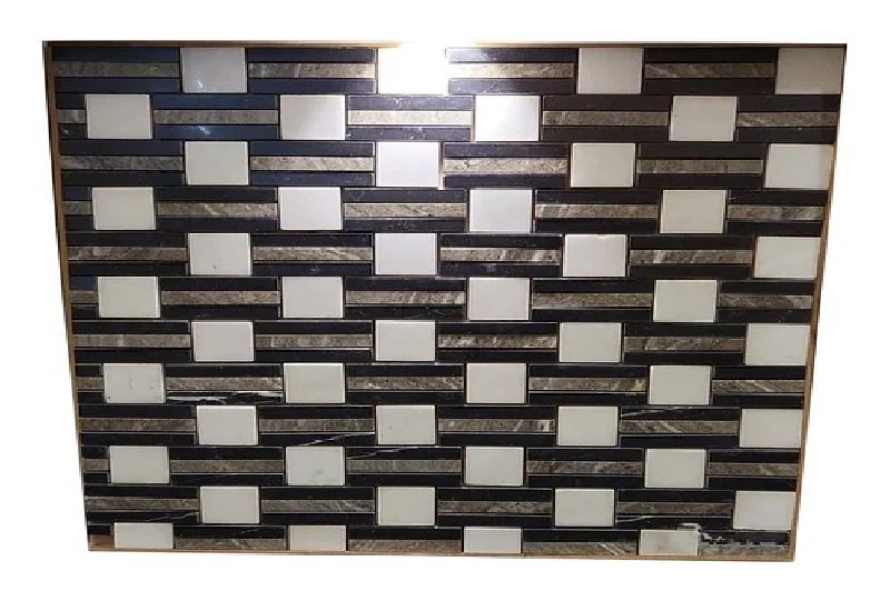Mosaic Bathroom Floor Tile, Color Black White at Best Price in Delhi