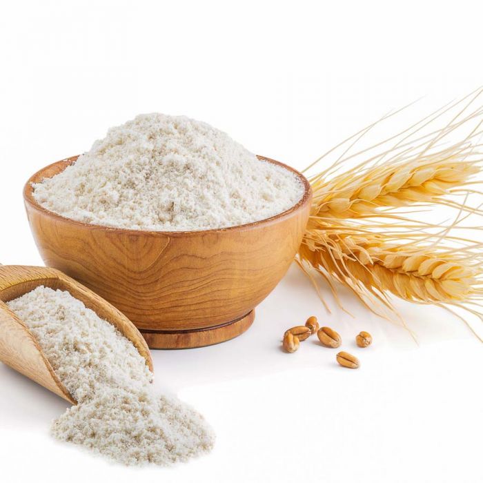 Organic wheat flour, Color : White