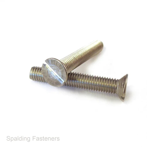 Mild Steel Slotted Head Machine Screw, Color : Blue, Silver, Yellow