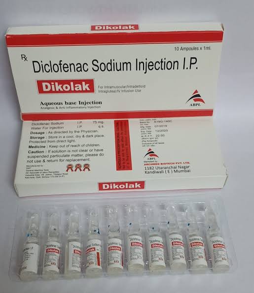 Diclofenac Sodium Injection, Purity : 99.99%