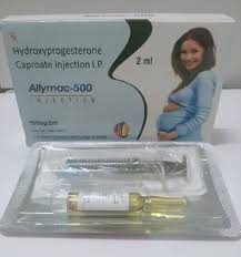 Hydroxyprogesterone caproate injection, for Clinical, Hospital, Purity : 99%