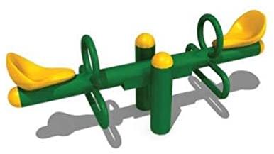 Color Coated 2 Seater Seesaw, for Outdoor Use