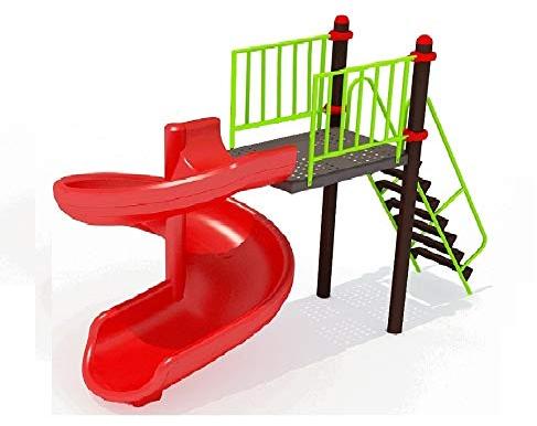 Plain Playground Spiral Slide, Feature : Crack Proof, Durable, Finely Finished, Light Weight