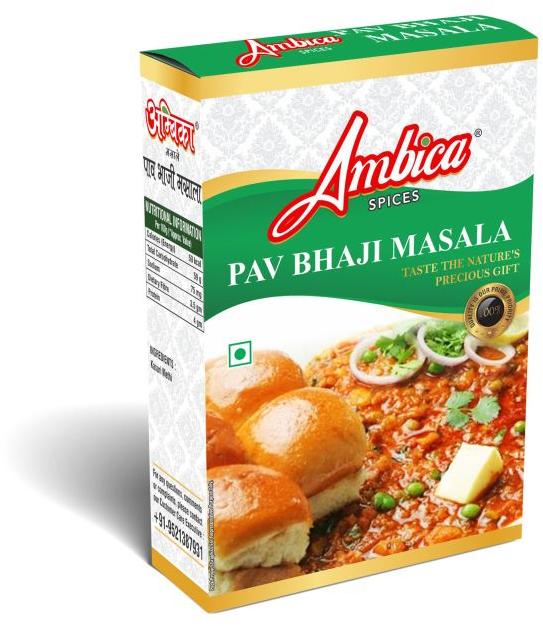 Blended Natural Pav Bhaji Masala Powder, for Cooking, Spices, Grade Standard : Food Grade