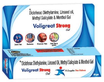 Vertigreat Strong Pain Reliever Gel, Packaging Type : Tube
