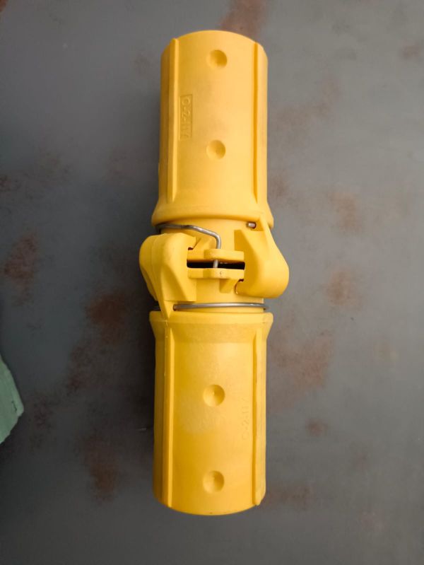 Yellow Polished Pastic Hose coupling, for Hydraulic Pipe