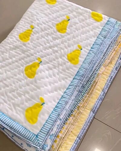 Printed Cotton mulmul Baby Blankets, Size : 40x60