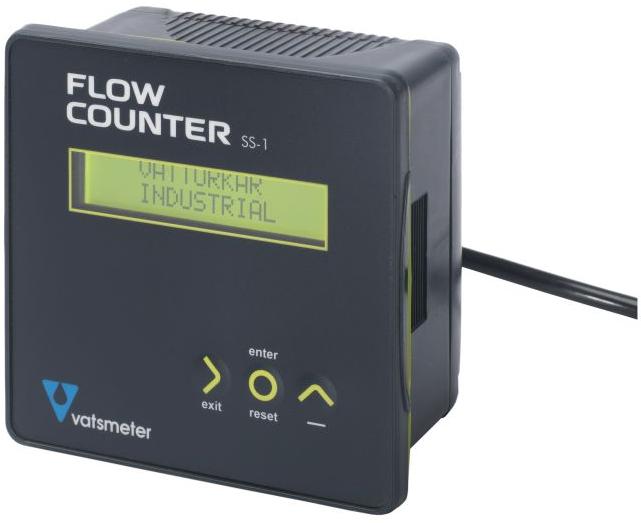 Black Vattsmeter Flow Counter, Automatic Grade : Automatic