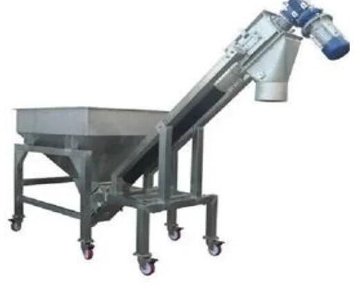 Mild Steel Inclined Screw Conveyor