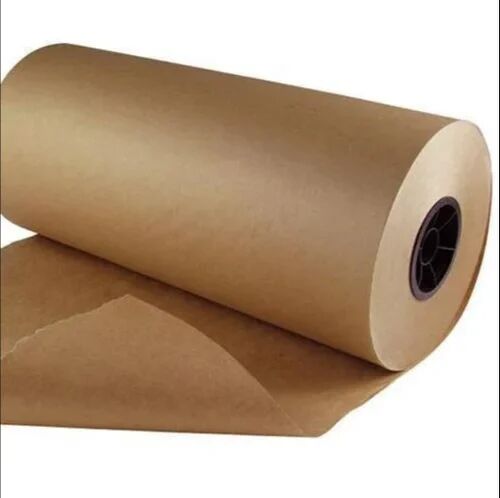 Wood Pulp Brown Kraft Paper Roll