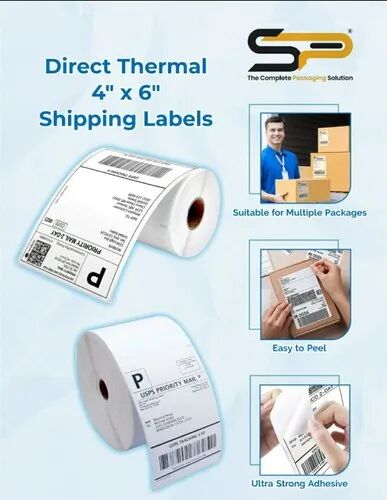 Direct Thermal Barcode Label Roll