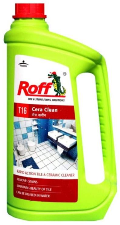 Liquid Roff Cera Clean, for Tile Cleaner, Packaging Type : Bottle