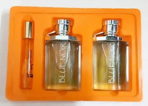 Multicolor Cash Rectangular Perfume Kit Blister Packaging Tray, Size : Multisize