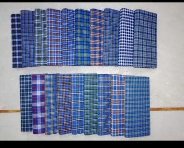 Checked cotton lungi, Feature : Anti-Wrinkle, Easily Washable