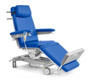 Blue Rectangular Plain Stainless Steel Hospital Chair, Style : Modern