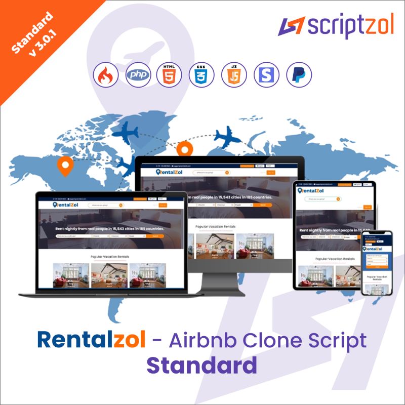 Rentalzol - Best Airbnb Clone Script, for Hotel