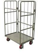 Mild Steel Roller Container Trolley, Feature : Efficient Performance, Excellent Quality, Robust Construction