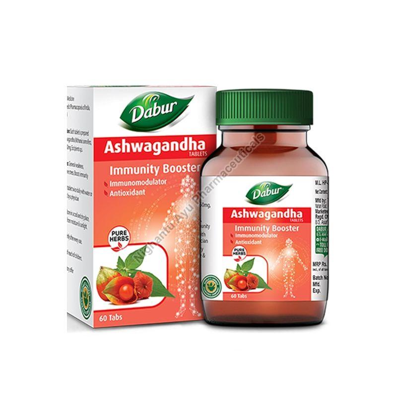 Dabur Ashwagandha Tablets, For Personal, Packaging Type : Bottle