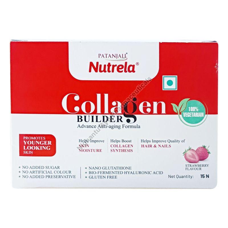 Powder Patanjali Nutrela Collagen Builder, Packaging Type Box at Best