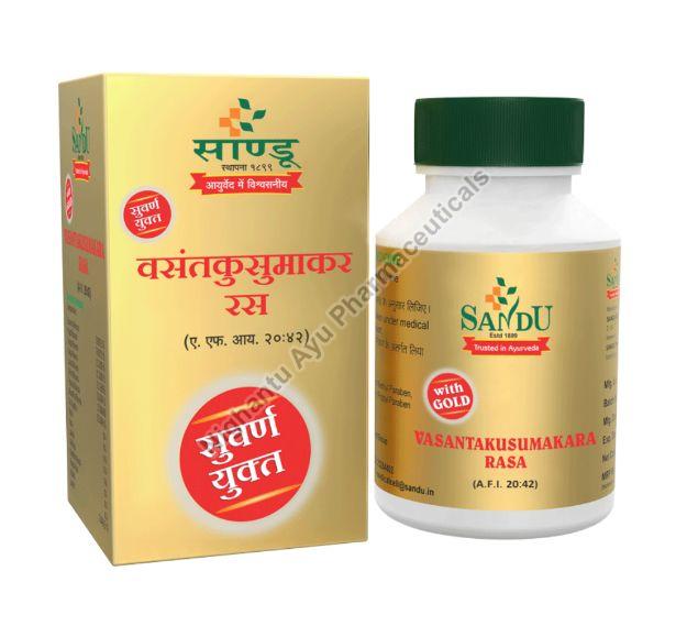 Sandu Vasant Kusumakar Ras Tablets, Medicine Type : Ayurvedic