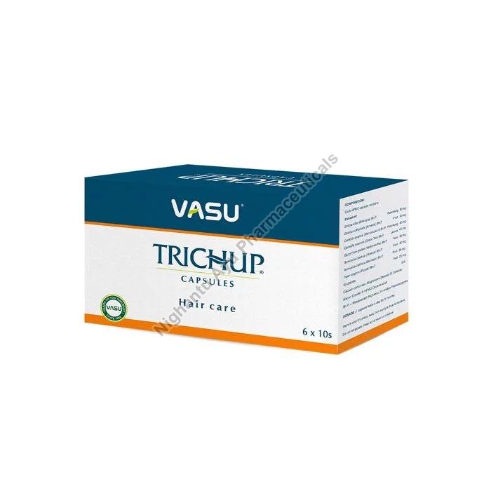 Herbal Vasu Trichup Capsules, Packaging Type : Box