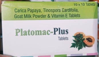 White. Platomac-Plus Tablets