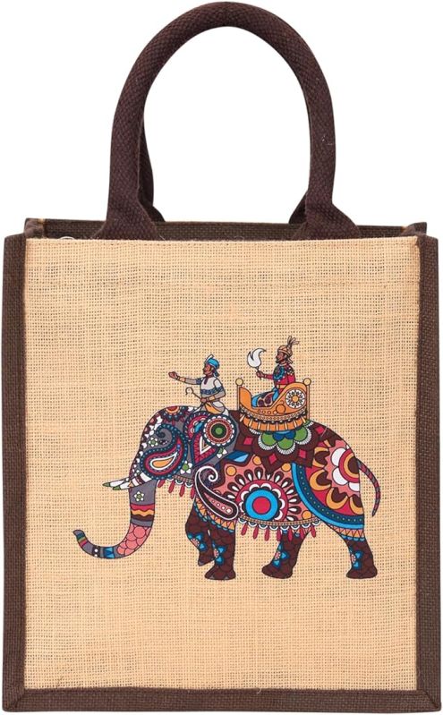Traditional Hand Made Jute Bag, For Shopping, Packaging, Daily Use, Size : 36x36x15cm, 37x37x15cm