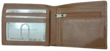 Mens Brown Leather Wallet