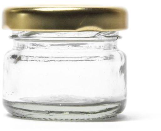 Round 28 ml Jam Glass Jar, Color : Transparent