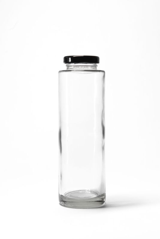 350 ml Sleek Glass Bottle, Color : Transparent