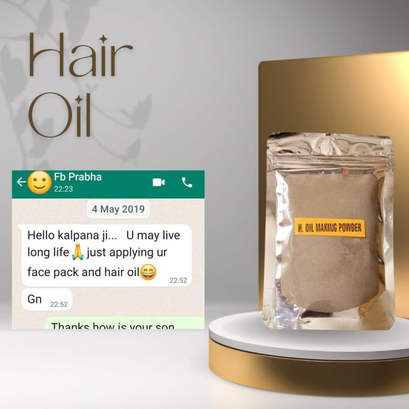 Herbal Hair oil making pack