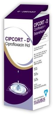 Ciprofloxacin and Betamethasone