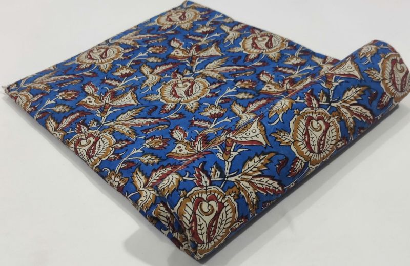 Bagru Kalamkari Handblock Print Fabric