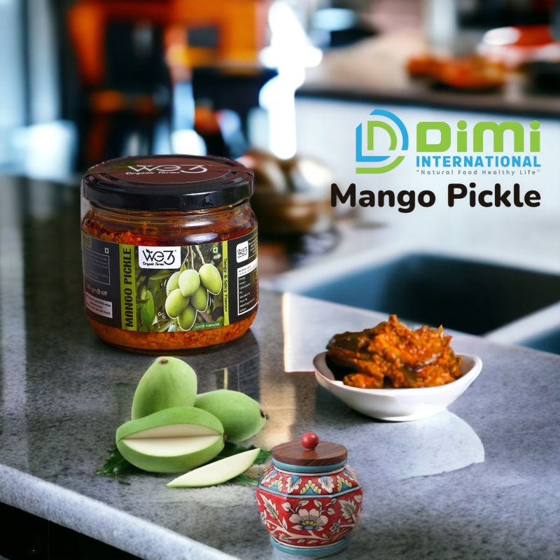 We3 Chili Powder mango pickle, Packaging Size : Glass Bottle, Plastic Bottle