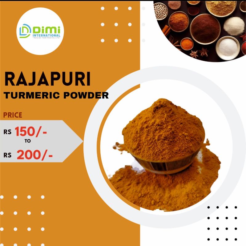Yellow rajapuri turmeric powder, for Cooking, Certification : FSSAI Certified