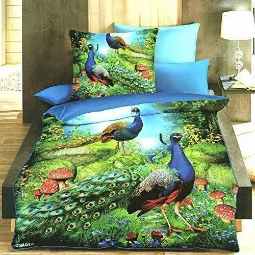 3D Designer King Size Double Bed Sheet