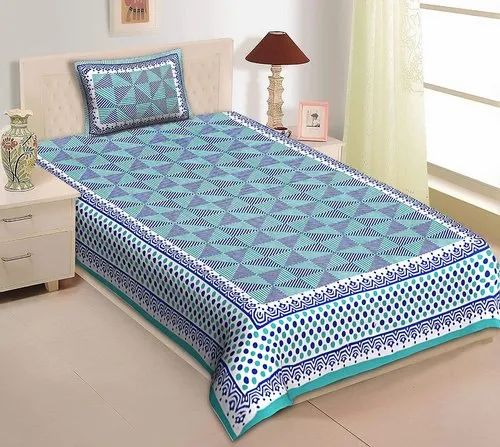 Printed Cotton Fancy Single Bed Sheet, for Picnic, Hotel, Hospital, Home, Feature : Embroidered, Eco Friendly