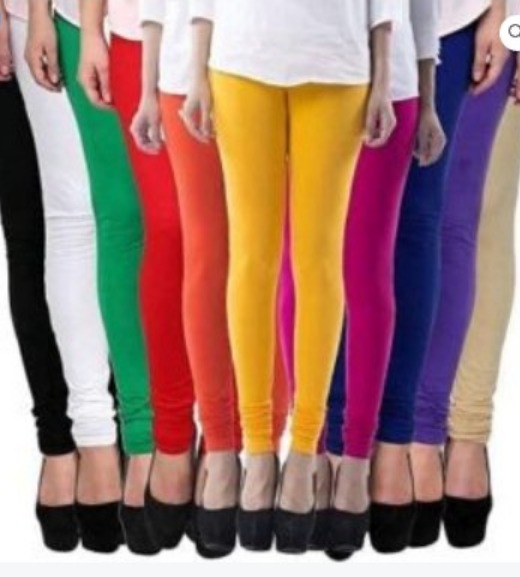 Straight Fit Plain Cotton Leggings, Length : 20 Inch, 30 Inch, 40 Inch