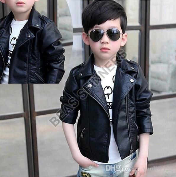 Plain Kids Leather Jacket, Feature : Attractive Designs, Quick Dry ...