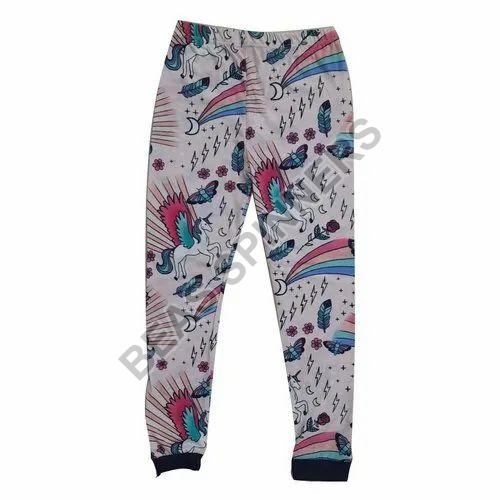 Multicolor Half Sleeves Printed Kids Night Wear Lower, Size : 3 to 5 Year