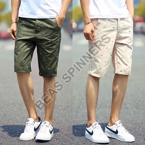 Printed Cotton Mens Casual Shorts, Feature : Anti-Wrinkle, Comfortable, Easily Washable, Skin Friendly